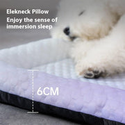 Pet Cooling Pad Mat for Dogs and Cats - Ice Silk Summer Cool Bed Blanket in Gradient Colours